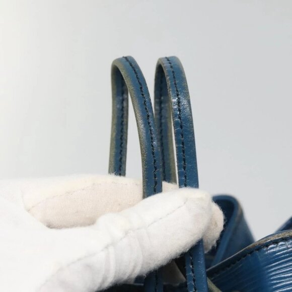 LOUIS VUITTON Epi Petit Noe Shoulder Bag Blue M44105 LV Auth 136638 - Picture 10 of 16